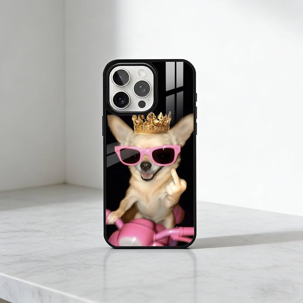 C-Chihuahua Funny Memes Phone Case For iPhone17,16,15,14,13 Plus,Pro Max Magnetic For Magsafe Wireless Charging