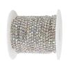 1pcs Ideal 10 Yards Rhinestone Trim 2.5mm AB Color Crystal Rhinestone Chain Rhinestone Cup Chain For DIY Crafts