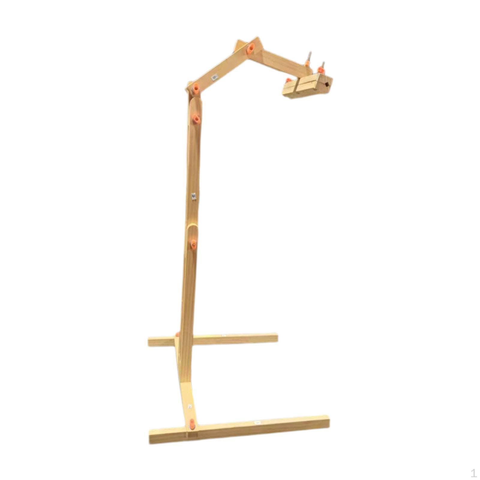 Embroidery Stand Hoop Adjustable Professional Wood Quilting Silk Painting Floor