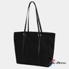 Leather Point Shopper Bag