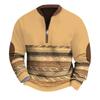 Lässiges Retro-Sweatshirt mit Farbverlauf für Herren