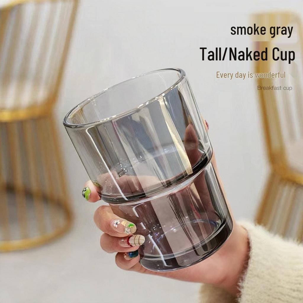 Creative Bamboo Glass Straw Cup - Summer Design, Portable Coffee Mug, Perfect Gift or Souvenir