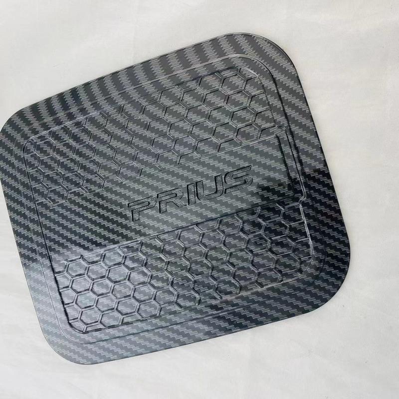 For Toyota Prius Prius20 xw20 2004 2005 2006 2007 2008 2009 Car ABS Black Carbon Accessories Plated Tank Cover Trim Paste Style