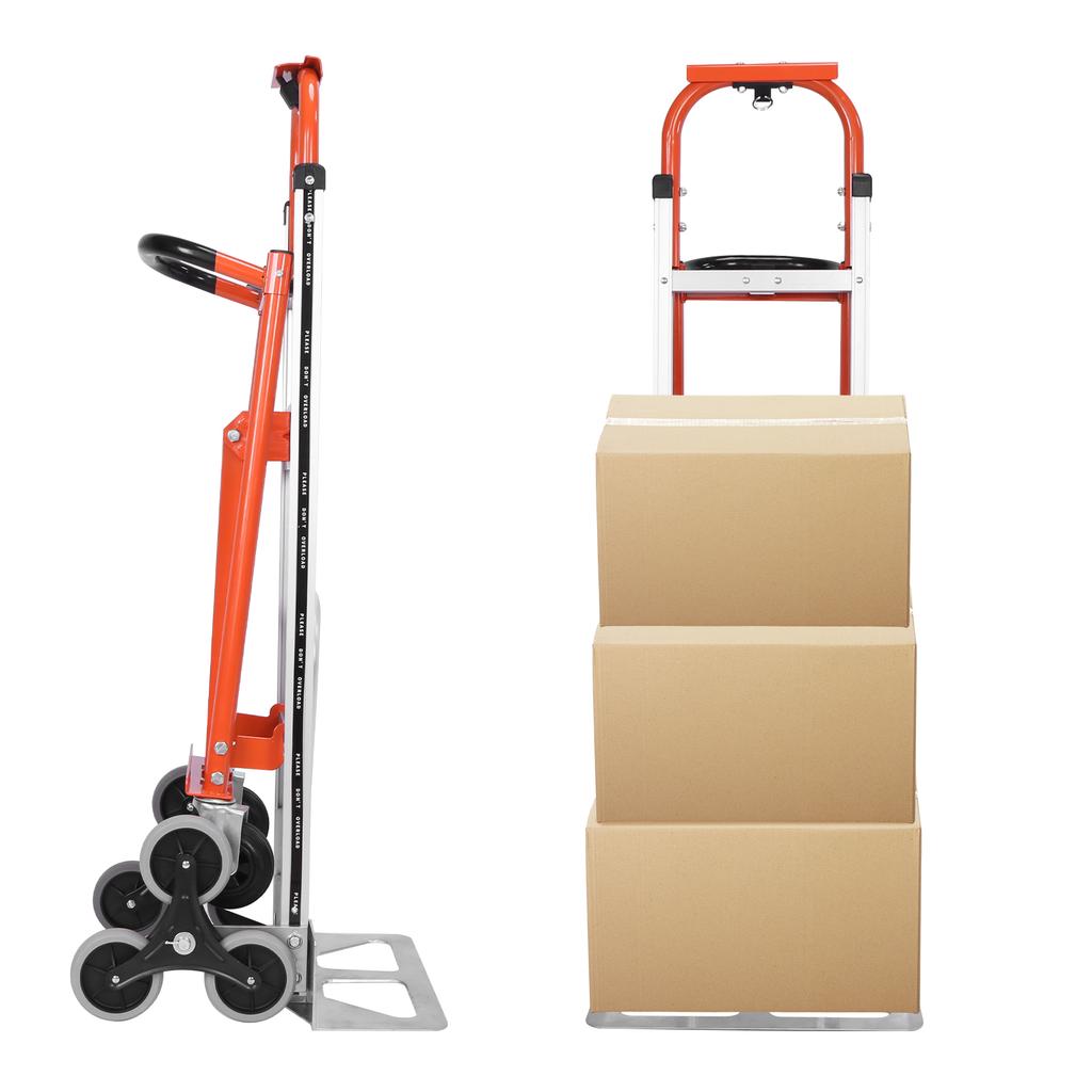 Heavy Duty Aluminum Hand Truck Dolly Cart with Wheel 3 In1 Aluminum Hand Truck with Loop Handle for Warehouse Shopping Airport