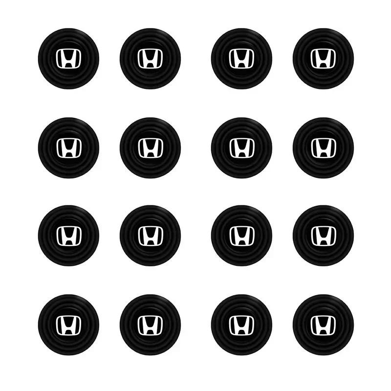 Car Door Pads Shock-Absorbing and Silent Mat Anti-collision Silicone For Honda Fit Civic Accord 7 8 9 10 Pilot City Jazz CRV HRV HQ4
