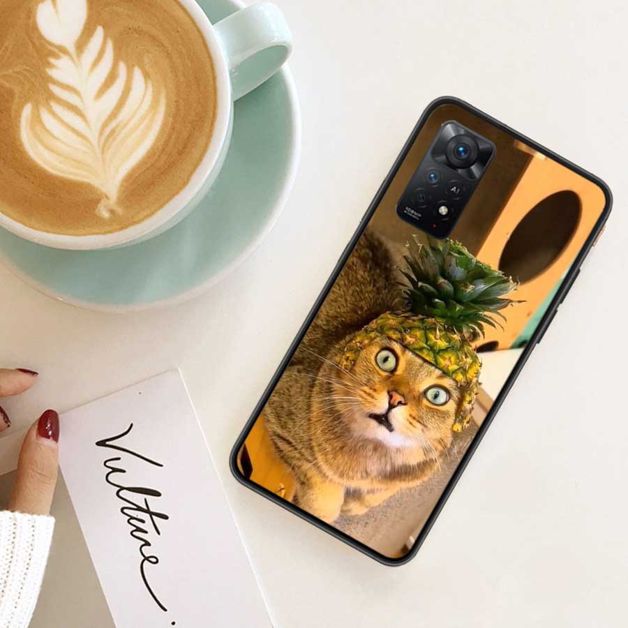 Haustier Katze Lustige Memes Handyhülle Für Redmi 13C 14C Note 13 14 Pro 5G Plus 12 12C 10 10A 10C 9 9A 9C 9T 8 8A K70 Pro Xiaomi Hülle S