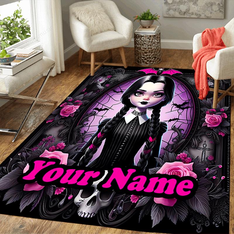 Custom 1Pc Moonlit Gothic Portrait Rug Office Carpet Indoor Outdoor Entrance Doormat Nonslip Soft And Comfortable Living Room D2915376
