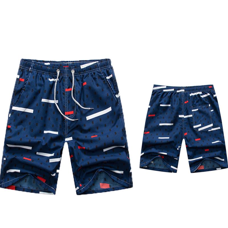 Men Summer Quick-drying Printing Shorts for Surfing Beach Wear