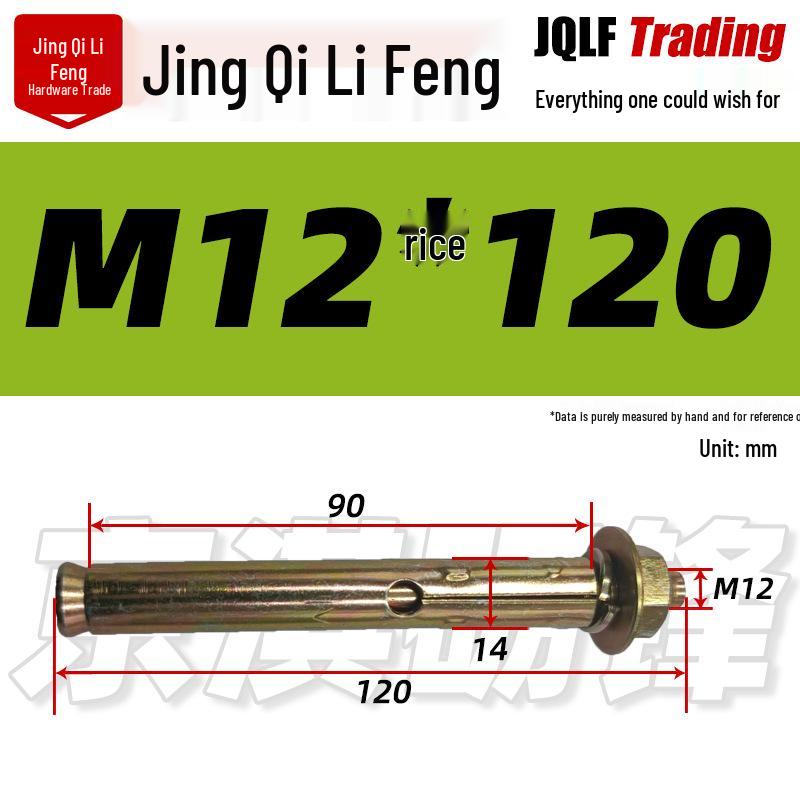 Small Head Carbon Steel Expansion Bolt - Zinc Plated Seamless Round Hole Pipe Mini