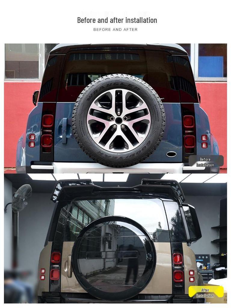 Spare Tire Cover for 2020-2025 Land Rover Defender 90/110/130 - Protective and Modified