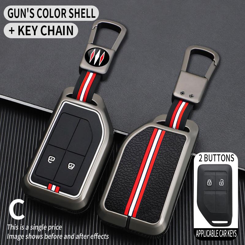 2/4 Buttons Zinc Alloy Car Remote Key Case Shell Fob for Volvo Fh16 Rc FM EVRO 6 Fh Truck Semi Car Styling Keychain Accesories