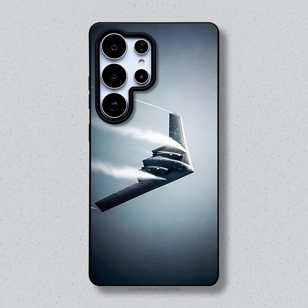 

B2 Bomber Plane N-Northrop Phone Case For Samsung Galaxy A 91,80,73,72,71,53,52,51,22,5G Shockproof Soft Black Cover Samsung a91