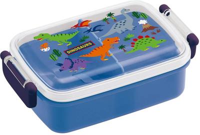 Skater Children's Antibacterial Lunch Box, 450ml, Dinosaur Design, Made In Japan, RBF3ANAG-A