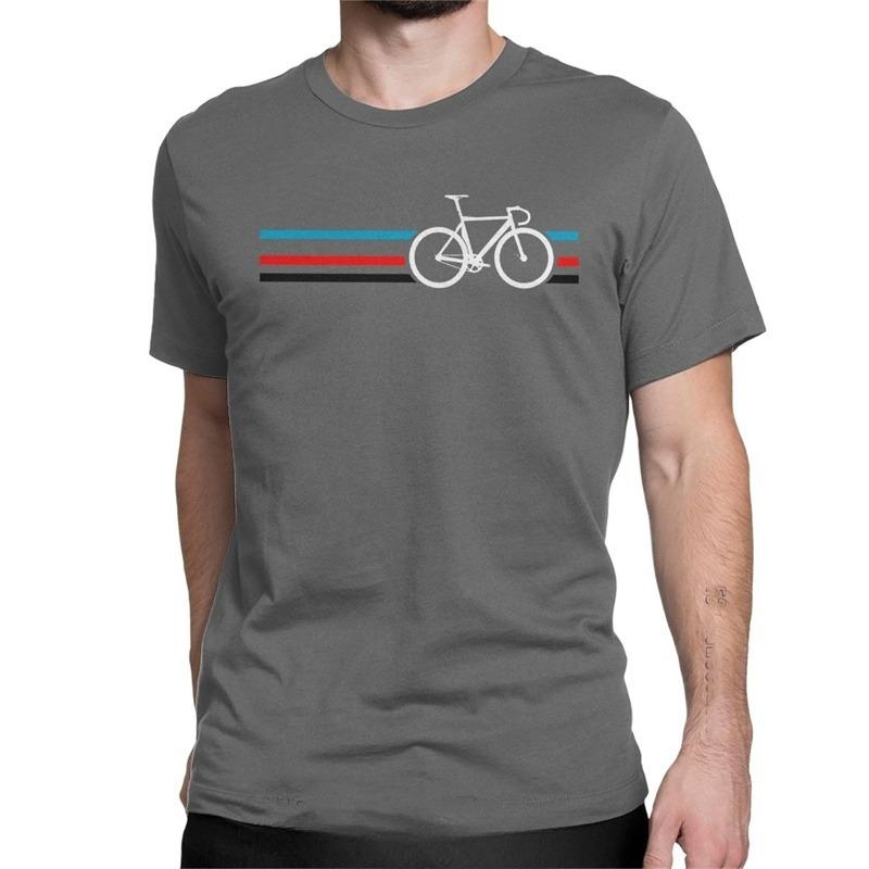 

Bike Stripes Velodrome Bicycle TShirt Men Funny Cotton ONeck Tee TShirt Classic Short Sleeve T Shirt Gift Tops Streetwear M