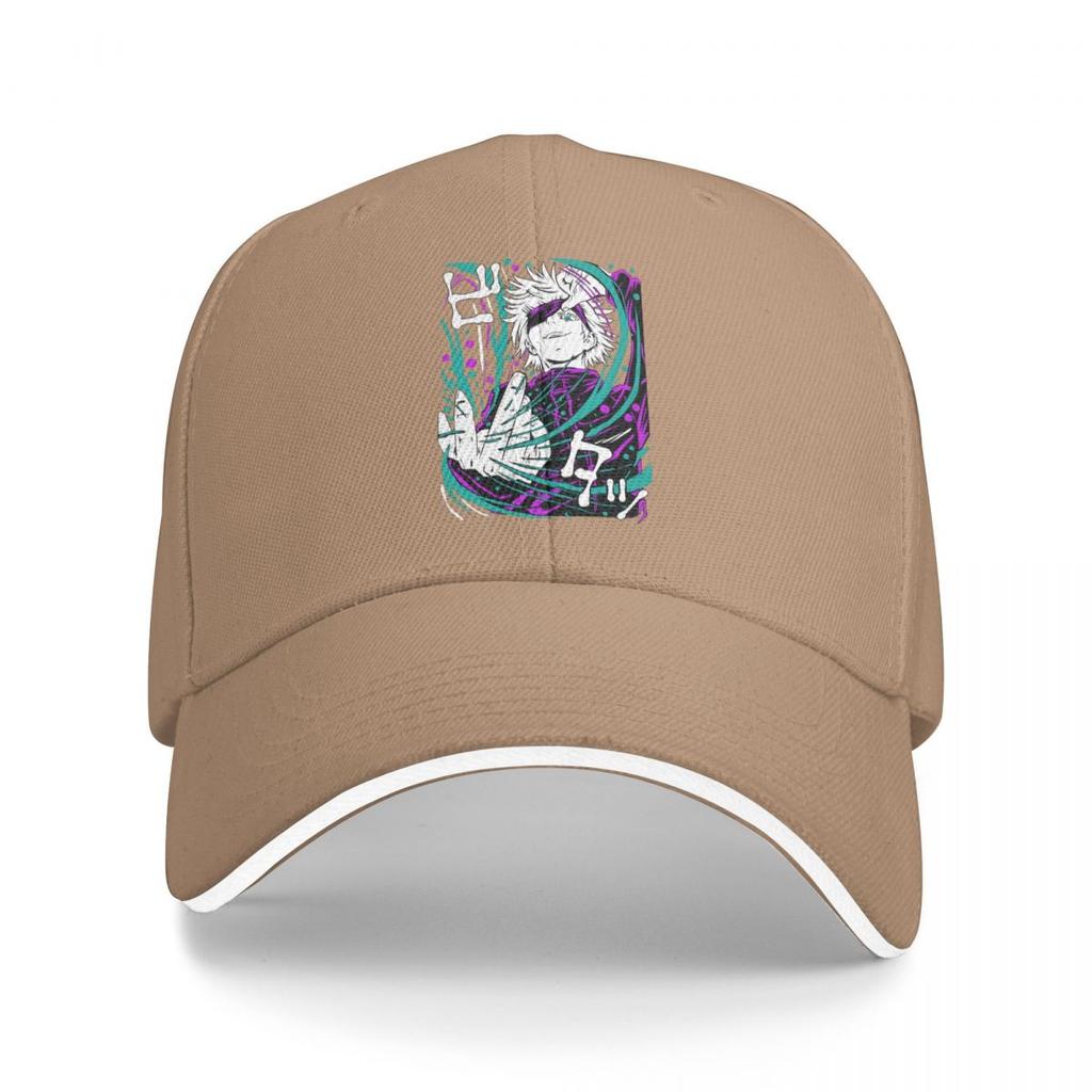 Baseball Caps Anime Jujutsu Kaisen Satoru Gojo Vintage Vintage Casquette Female Male Sport Spring Caps