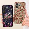 For Realme Note 80 4G RMX5388 Phone Case Floral Daisy Aesthetic Moon Nigth Bow Pattern Funda Soft Liquid Silicone Back Cover