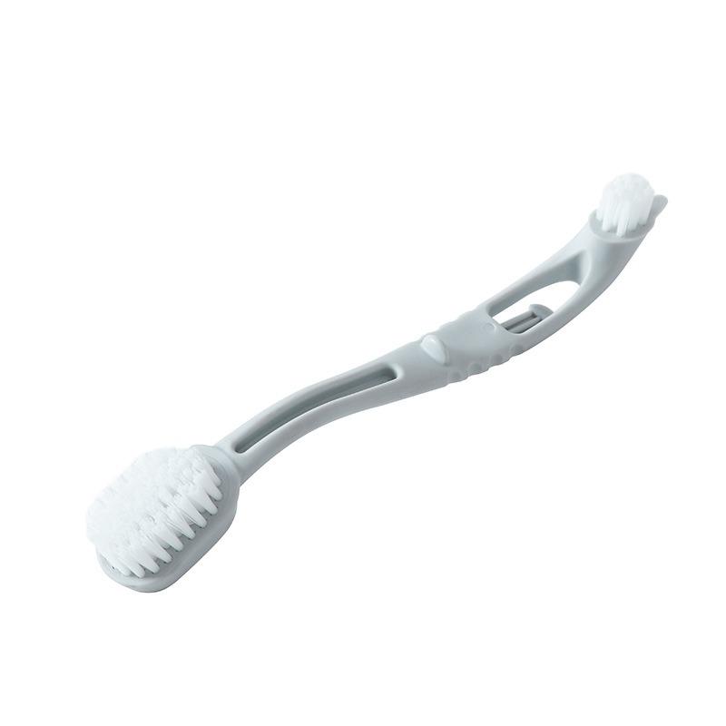 Double Head Shoes Brush Long Handle Cleaning Shoe Brush Cleaner Kit Multifunction Household Kitchen Bathroom Cleaning Brushes