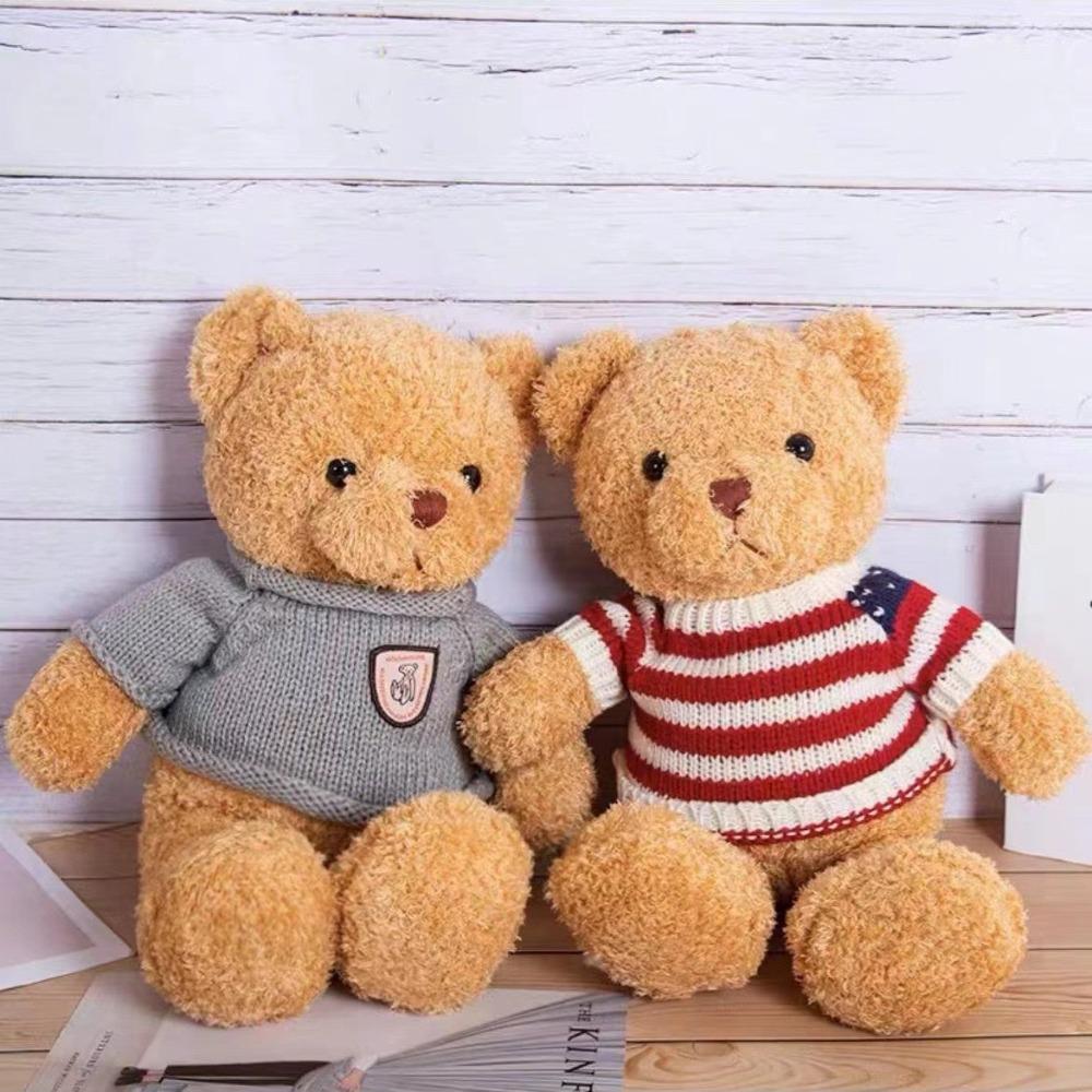 Sweater Teddy Bear Doll Sweater Bear Plush Toy Pillow Doll Event Gift Birthday Gift
