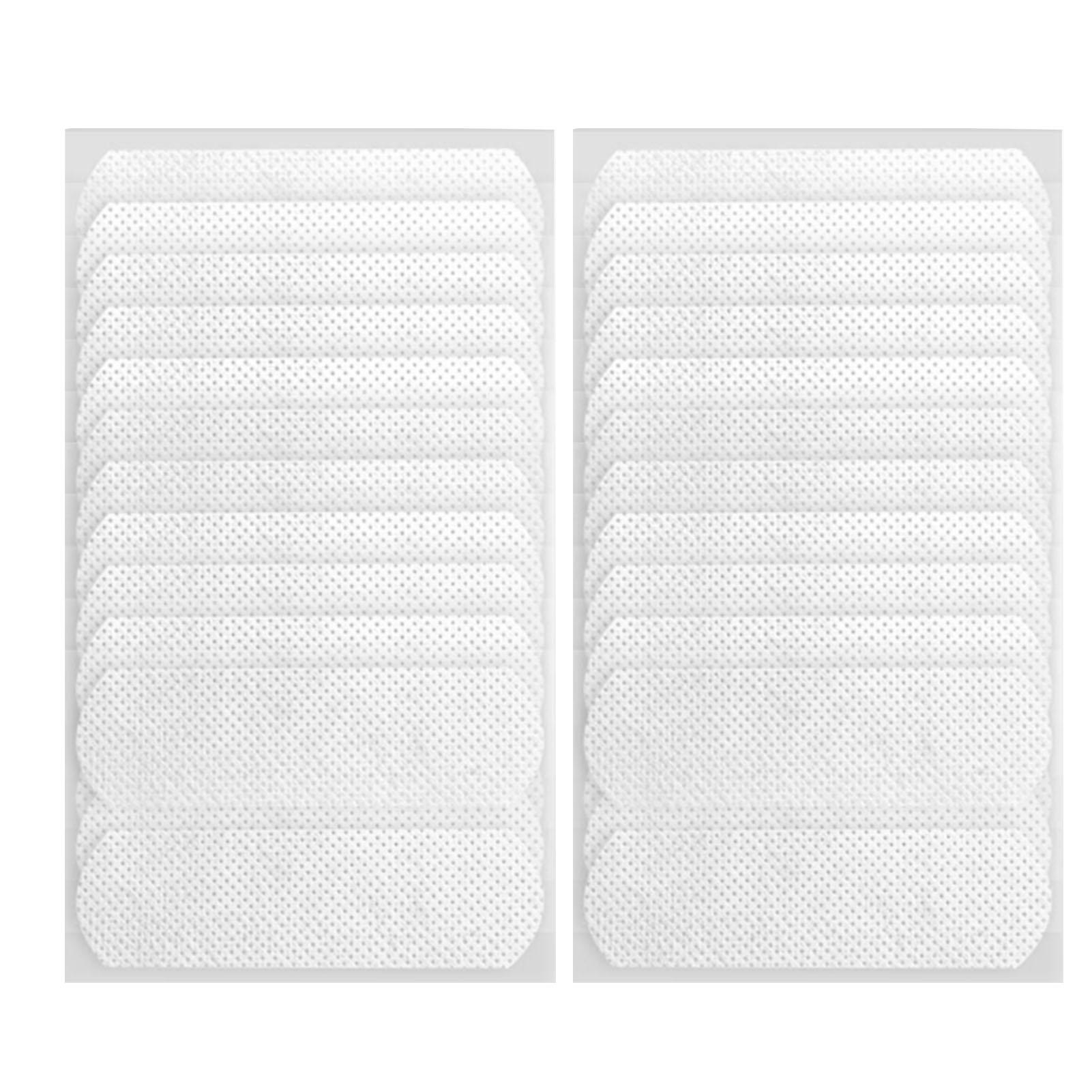25 Sheets 50 Pieces Non Woven Fabric Patches Skin Cracks Protection Patch Adhesive Cloth Patch for Hand Foot