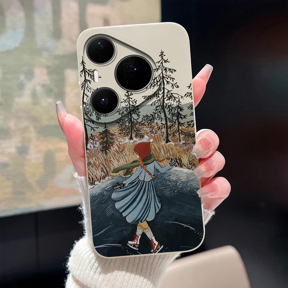 Butterfly Case For Huawei Pura 80 Pro Plus Ultra Protective Soft Silicone Cover For HuaweiPura80ProPlus Funda Pura80Ultra Bumper