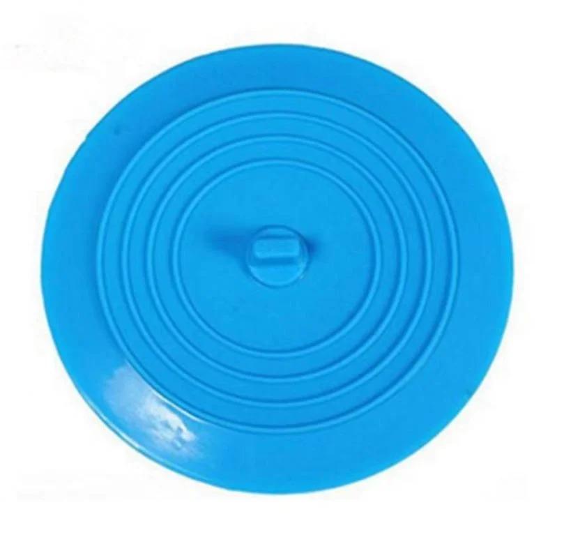 6 Inches Large Silicone Drain Plug Hair Stopper Flat Suction Cover Tub Stopper Leakage-proof Drain Cover Bathroom Accessories
