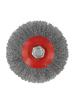 100mm / 4\" Wire Bevel Brush Crimped Deburring Descaling
