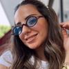 Vintage Cat Eye Oval Sunglasses Lightweight Trendy 90s UV Protection Sun Glasses for Women Men Glasses Sunnies