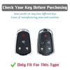 Weiche TPU Smart Key Fob Hülle für Cadillac ATS CT6 CTS DTS XT5 Escalade ESV SRX STS XTS ELR 4/5 Tasten Hülle Schlüsselanhänger Zubehör