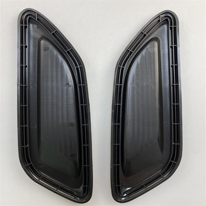 Glossy Black Abs Car Air Flow Intake Hood Scoop Vent Bonnet Decorative Cover Universal Car Styling