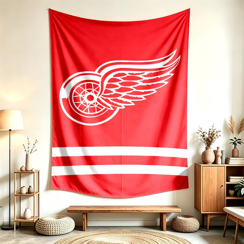 Detroit Red Wings (1) Tapestry Suitable For Decorating Homes Dorms And Bedrooms Soft To The Touch And A Perfect Gift For Friends And Family