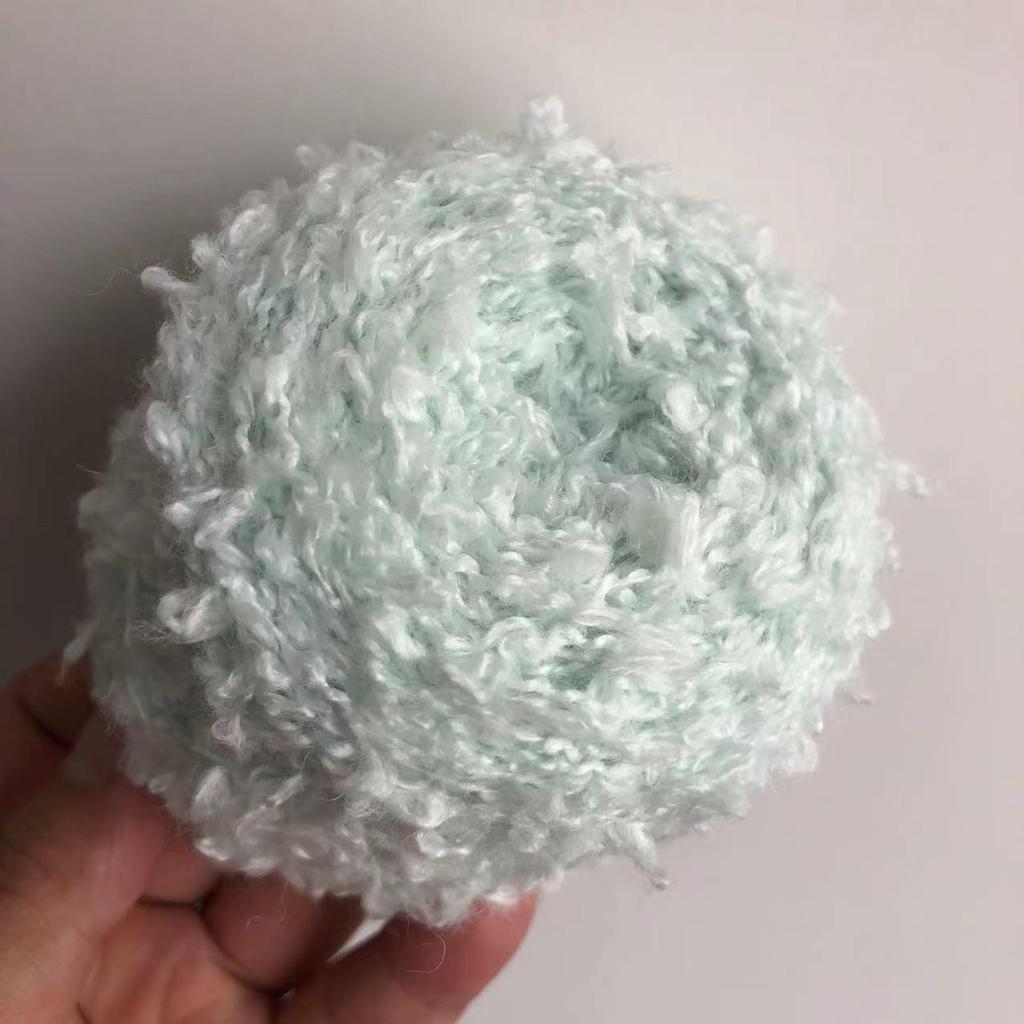 Hand-Knitted Wool Loop Yarn for Doll Hair, DIY Projects, and Scarf/Hat Knitting