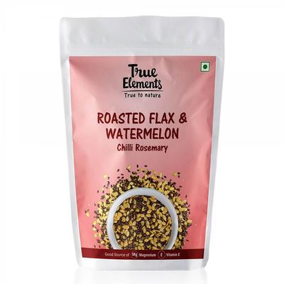 Roasted Flax and Watermelon Seeds (125 G), Roasted Flax And Watermelon Seeds, True Elements