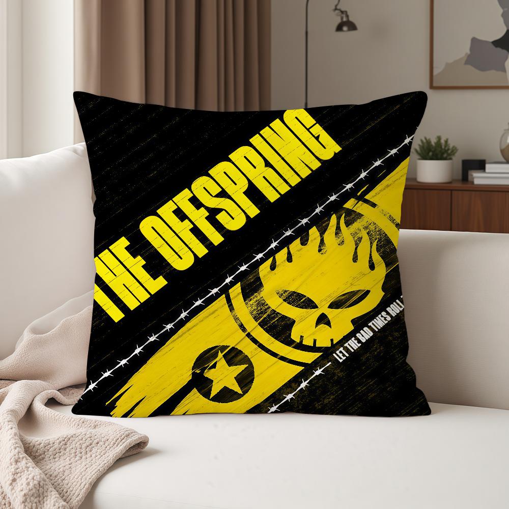 Rock Band The O-Offspring Pillow Case Suitable For Bedrooms Living Rooms Cars Home Decoration