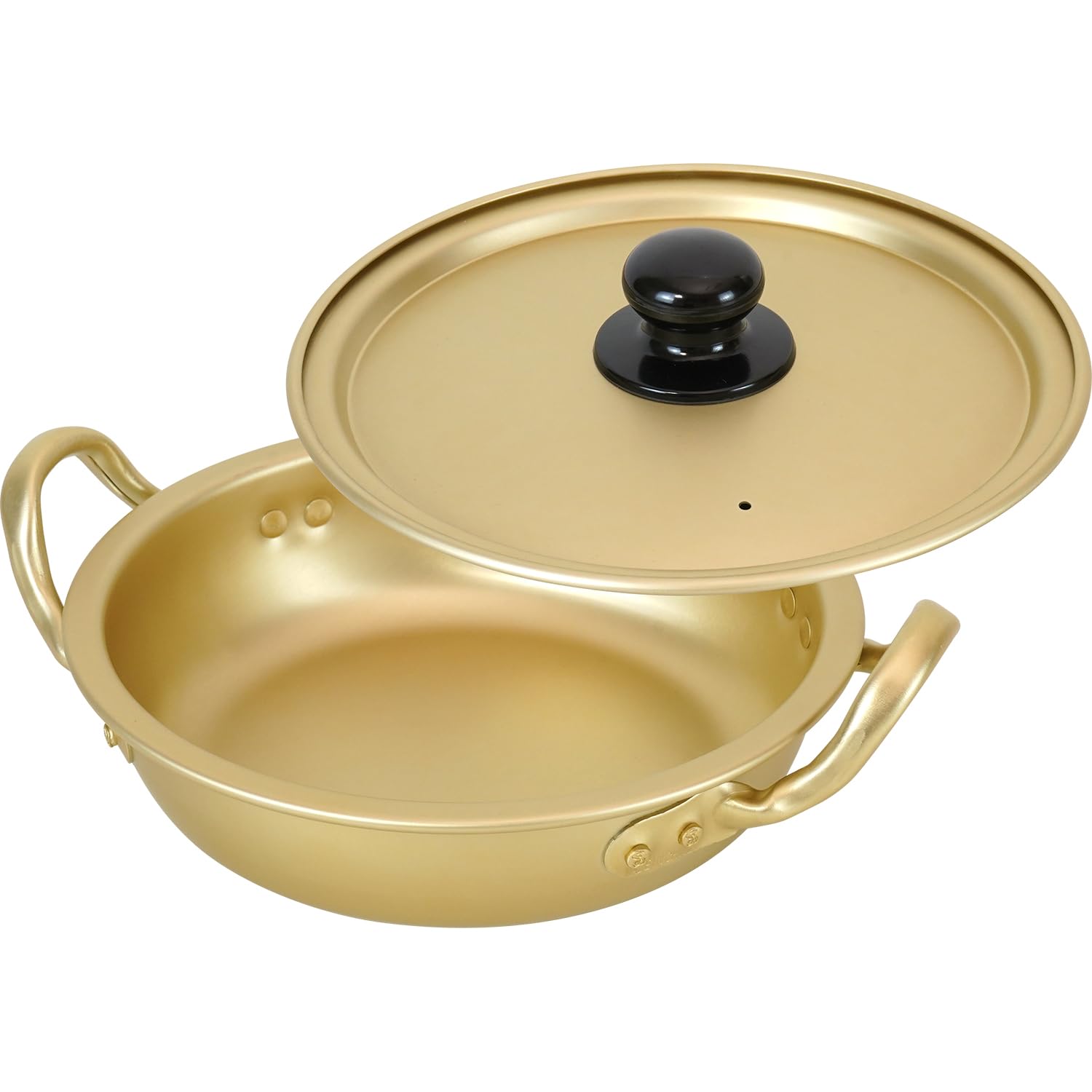 

Wahei Freiz and Sundubu 18cm Aluminum Shallow Pot with Taste Korea Korean-Style Jjigae, Kimchi, Pots, Handles, Exploration Edition, RB-3660 золотой