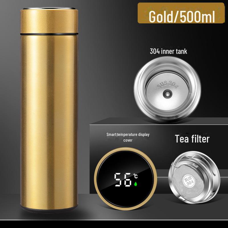 Smart termokopp i rustfritt stål med digital temperaturvisning