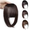 Franja de Princesa Franja Hime Cut Penteados Franja com Clip Cabelo Cabelo Franja para Mulheres Franja de Cabelo com Clip Cabelo