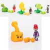 Pvz Plants Vs Zombies Peashooter Pvc Action Figure Easter Wood Decoration For Kids