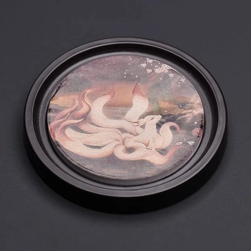 New Chinese Style Insulation Pad Bakelite Absorbent Coaster Household Storage Tea Cup Holder Cup Holder Tea Ceremony Accessories