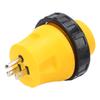 15A Male to 30A Female Converter Straight Adapter Weatherproof US Plug for RV Generator Cords 125V