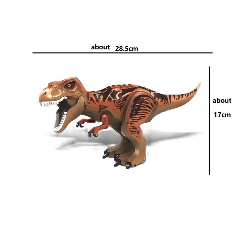 Jurassic DIY Dinosaur Building Blocks Spinosaurus T-Rex STEM Educational Toy Gift for Kids Learning 1PCS