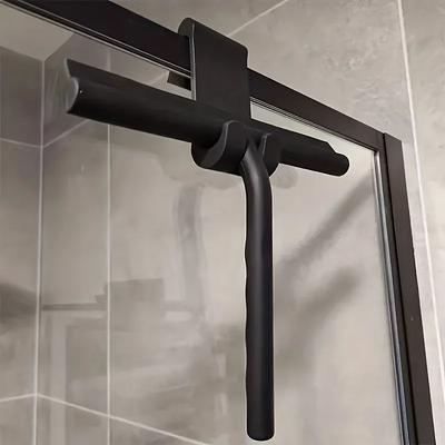 1 Stück, Handlicher Duschabzieher, Glaswischer, Haushaltsreinigungswischer, Wasserabziehkratzer, Geeignet für Duschwände,