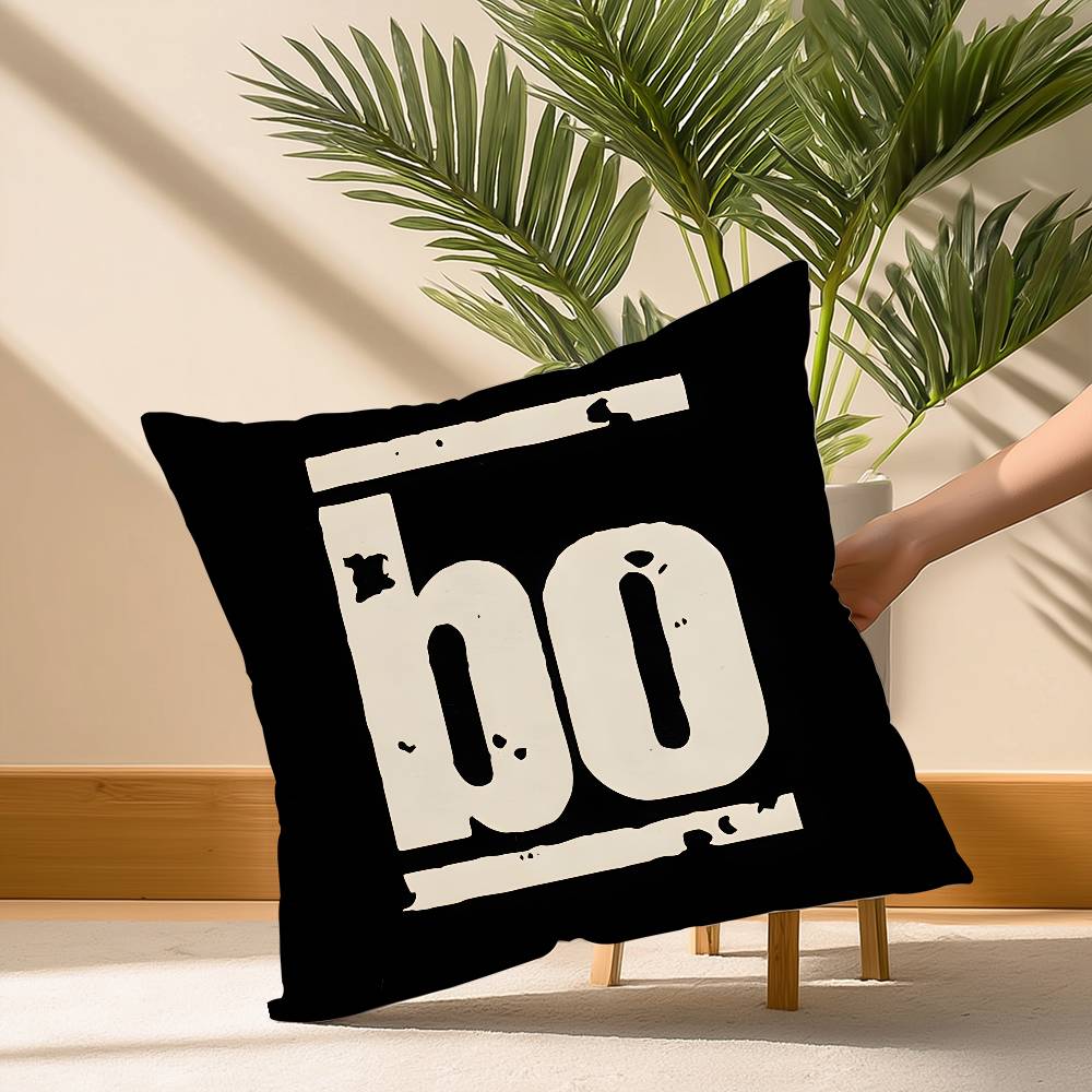 Hot B-Bohse O-OnkelzS Rock Pillow Case Soft Plush Fabric Double Sided Print Decorative Home Living Room Gift Cushion