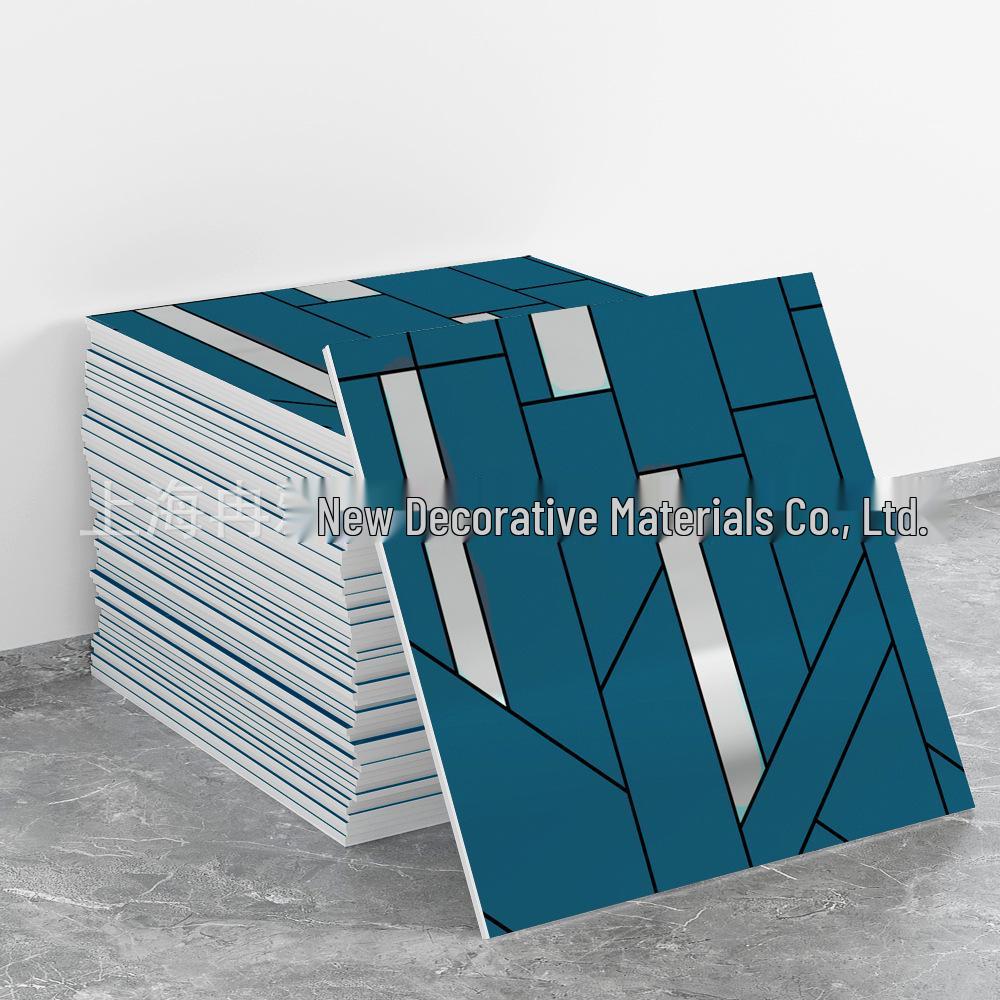 Imitation Tile 3D Wall Stickers: Self-Adhesive, Aluminum-Plastic Panels for Bathroom & Kitchen Renovation.