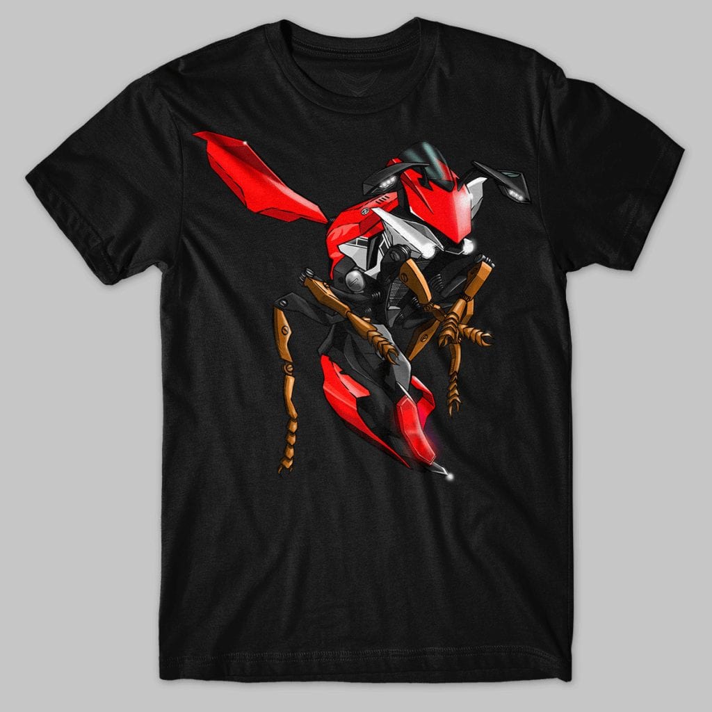 Mechanical Animal “WASP” YZF R1 Motorcycle T-Shirt New 100% Cotton O-Neck Summer Short Sleeve Casual Mens T-shirt Size S-3XL
