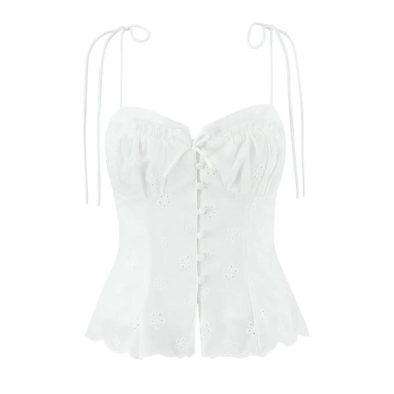 Элегантный комплект для женщин: французская комбинация с кружевной вышивкой и узкая юбка Medium