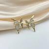 Sweet Butterfly Stud Earrings Light Luxury Women's Small Earrings Elegant Zircon  Earrings  Daily
