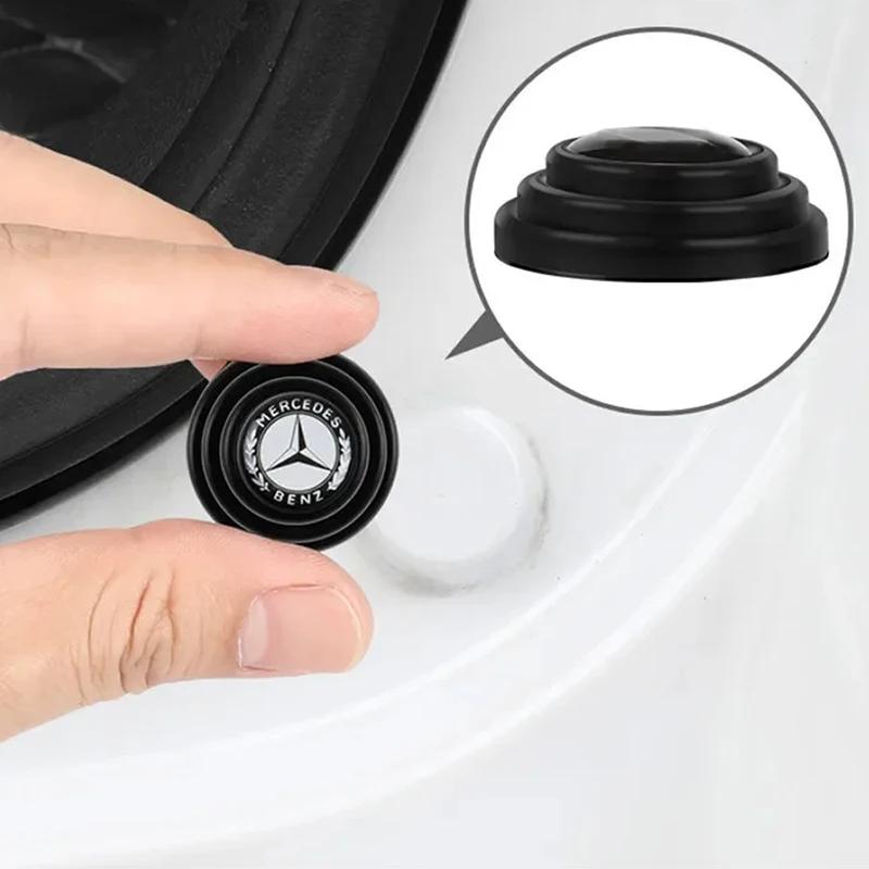 Hot Car Sticker Car Door Silicone Cushion Pad Shock-absorbing Silent Pad Car Accessories For Mercedes Benz AMG New A/B/C/E Class
