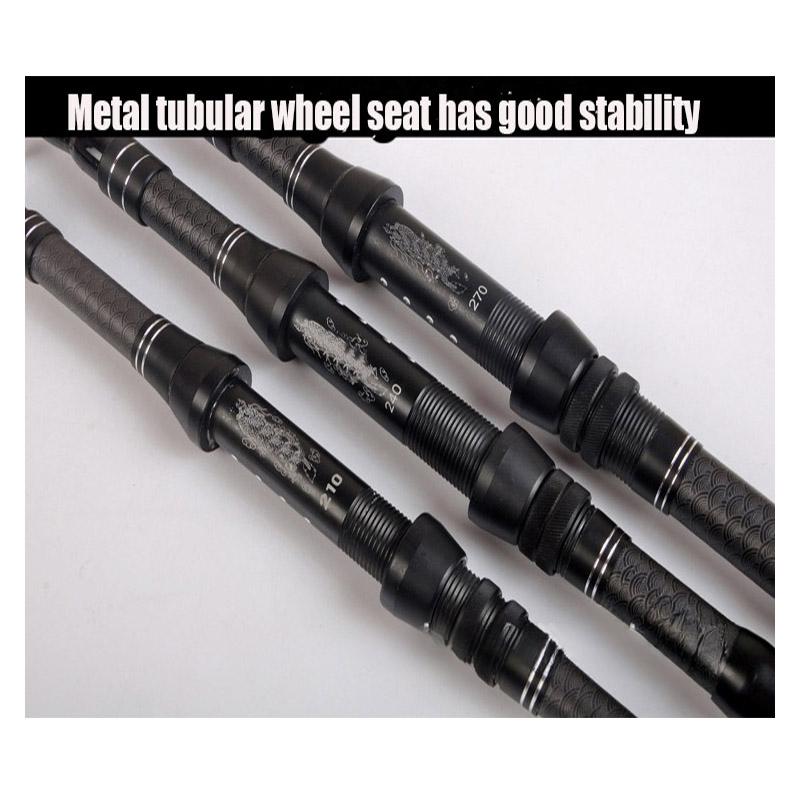 Mavllos Sea Rod Short Telescopic Fishing Rod with 45° Anti-tangling Guide Ring  Metal Explosion-proof Carbon Fiber Carp Fishing Rod