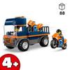 LEGO City 60491 Motocyklový přepravník - Stavebnice od 4 let - Nápad na dárek