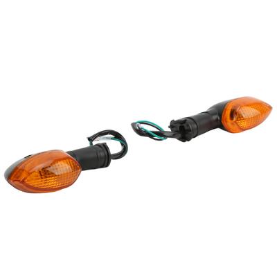 2pcs Motorcycle Rear Turn Signal Light 12V 10W ABS Heat Resistant Replacement for YZF R1 R6 R125 R25 R3Tawny